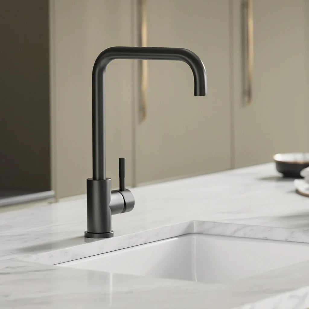 Black Kitchen Tap Image