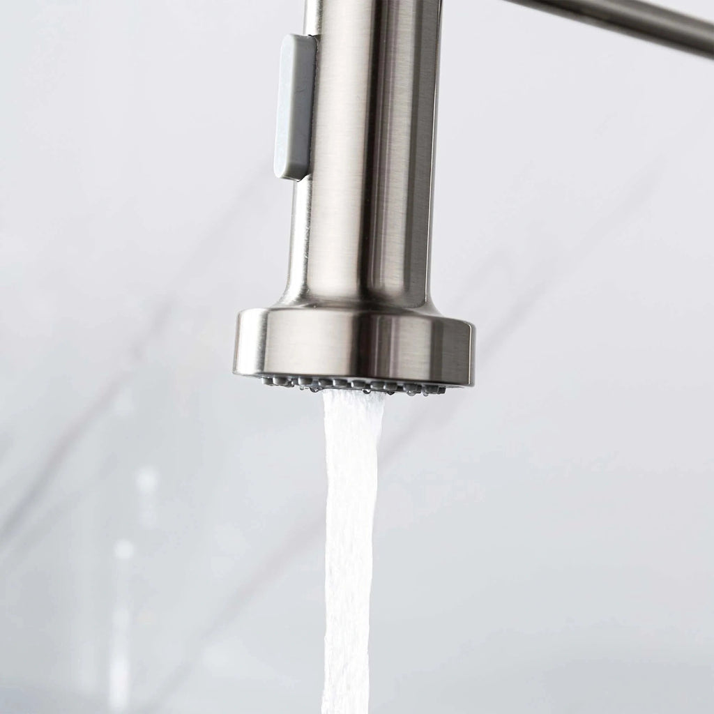 Flint - Pull Out Kitchen Tap - Spring Neck - Dual Spray