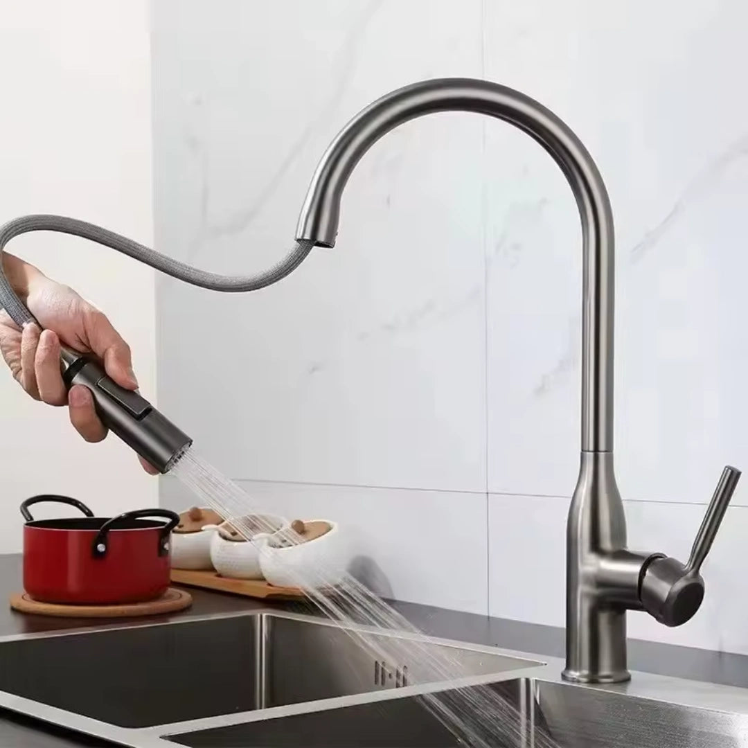 Glide - Pull Out Kitchen Tap - Spray Modes