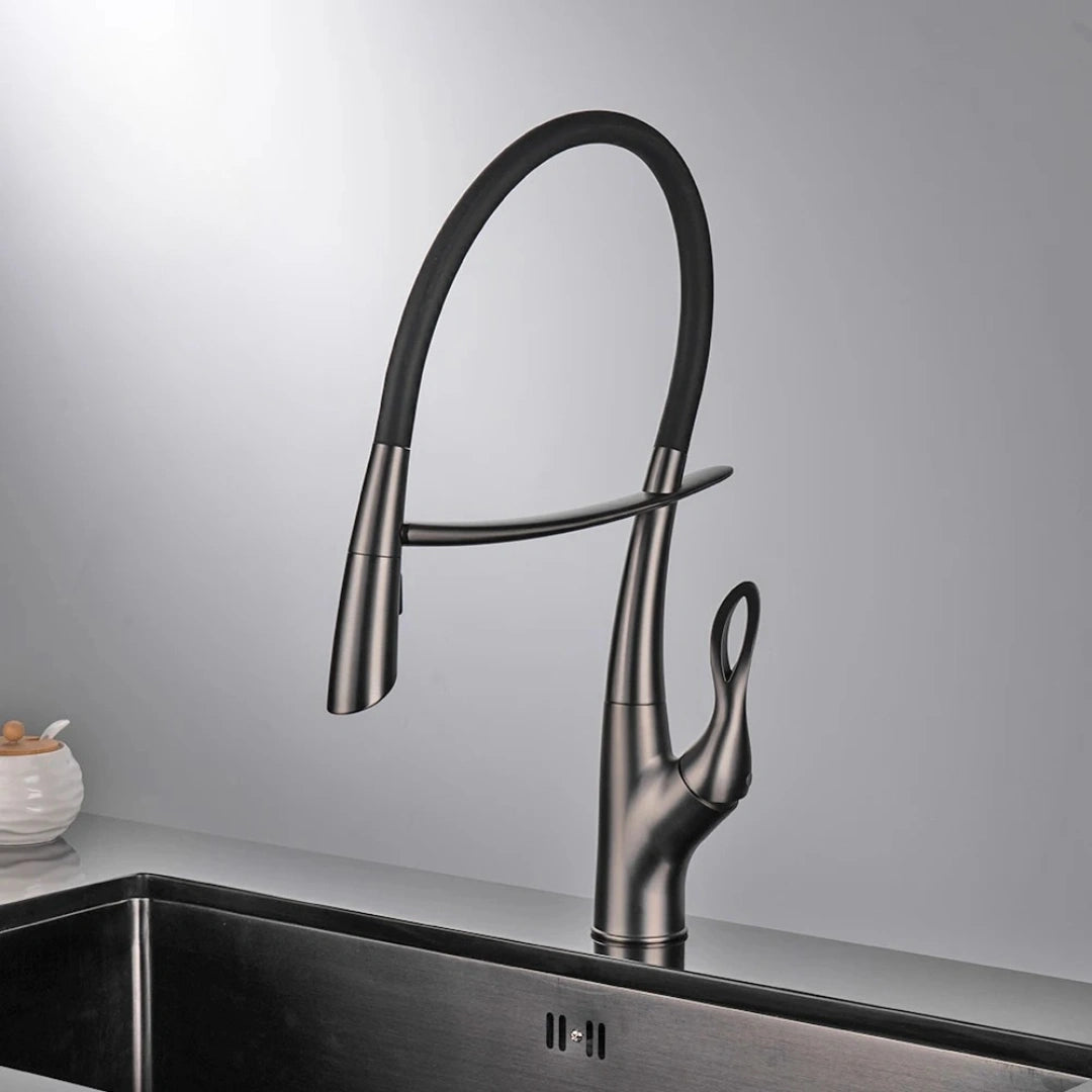 Orbit - Pull Out Kitchen Tap - Gun Metal - Smart Touch Control - Spray Modes