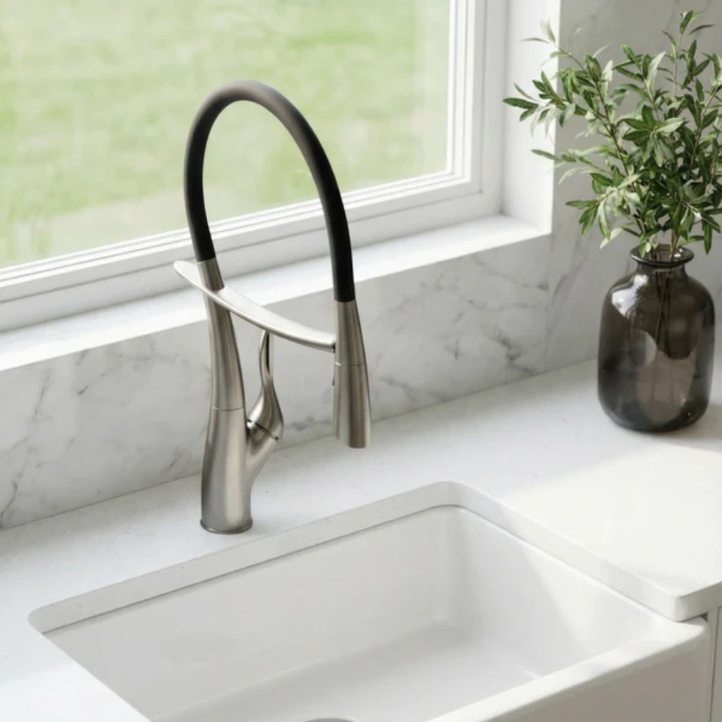 Orbit - Pull Out Kitchen Tap - Gun Metal - Smart Touch Control - Spray Modes