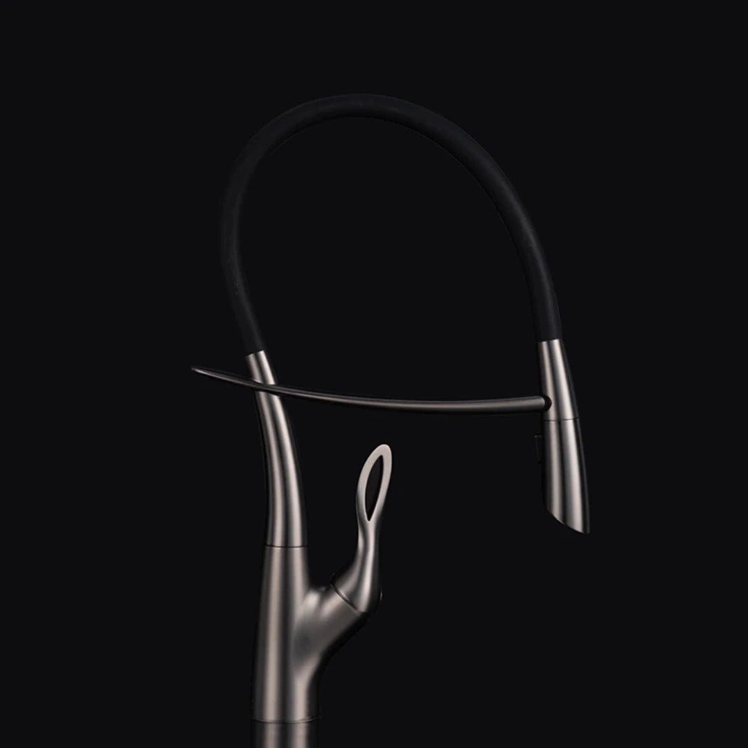 Orbit - Pull Out Kitchen Tap - Gun Metal - Smart Touch Control - Spray Modes