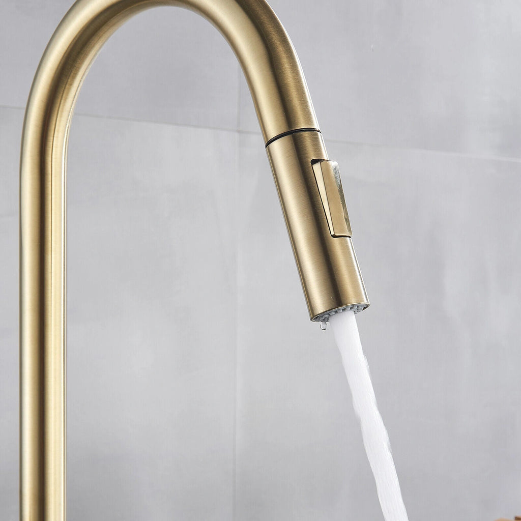 Apex - Pull Out Kitchen Tap - Smart Touch Control - Goose Neck - Spray Modes