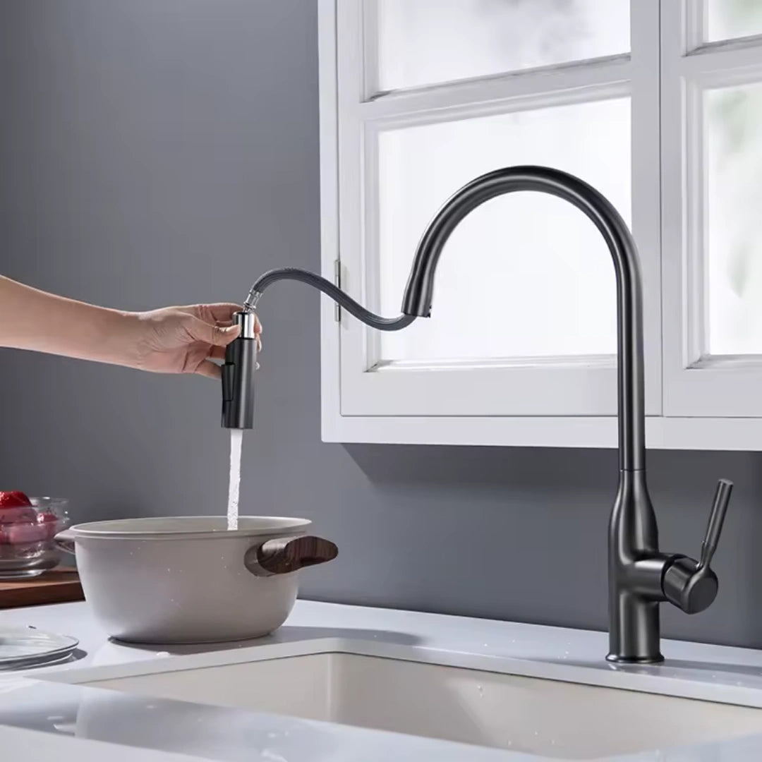 Glide - Pull Out Kitchen Tap - Spray Modes