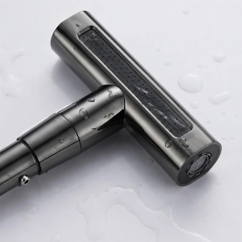 Techno - Pull Out Kitchen Tap - 360° Swivel Spray Head