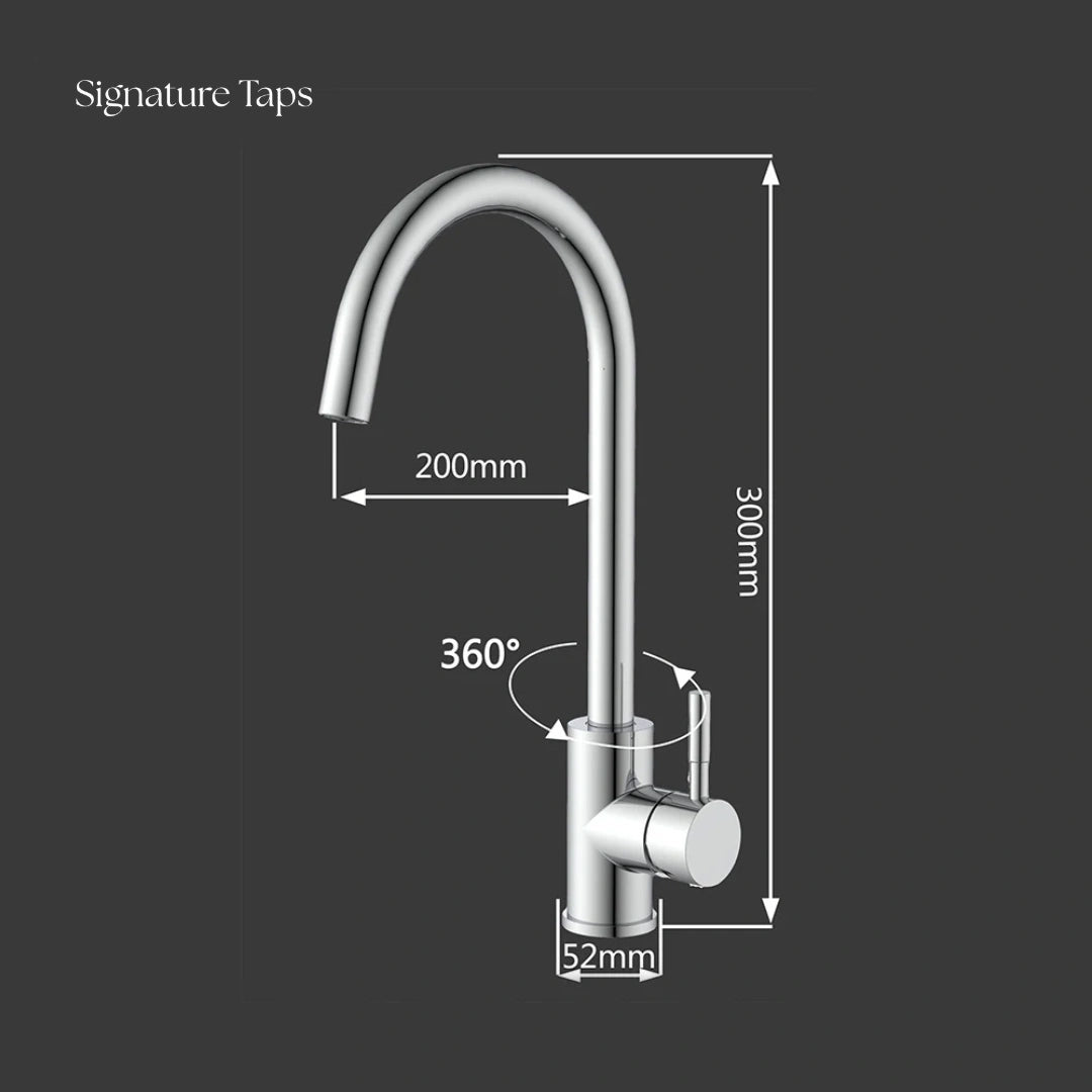 Vault - Kitchen Mixer Tap - Goose Neck