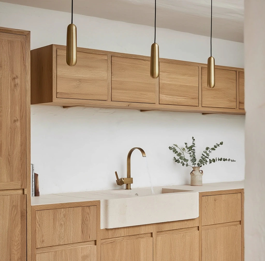 Spire - Antique Brass Kitchen Tap - Goose Neck - Traditional Design