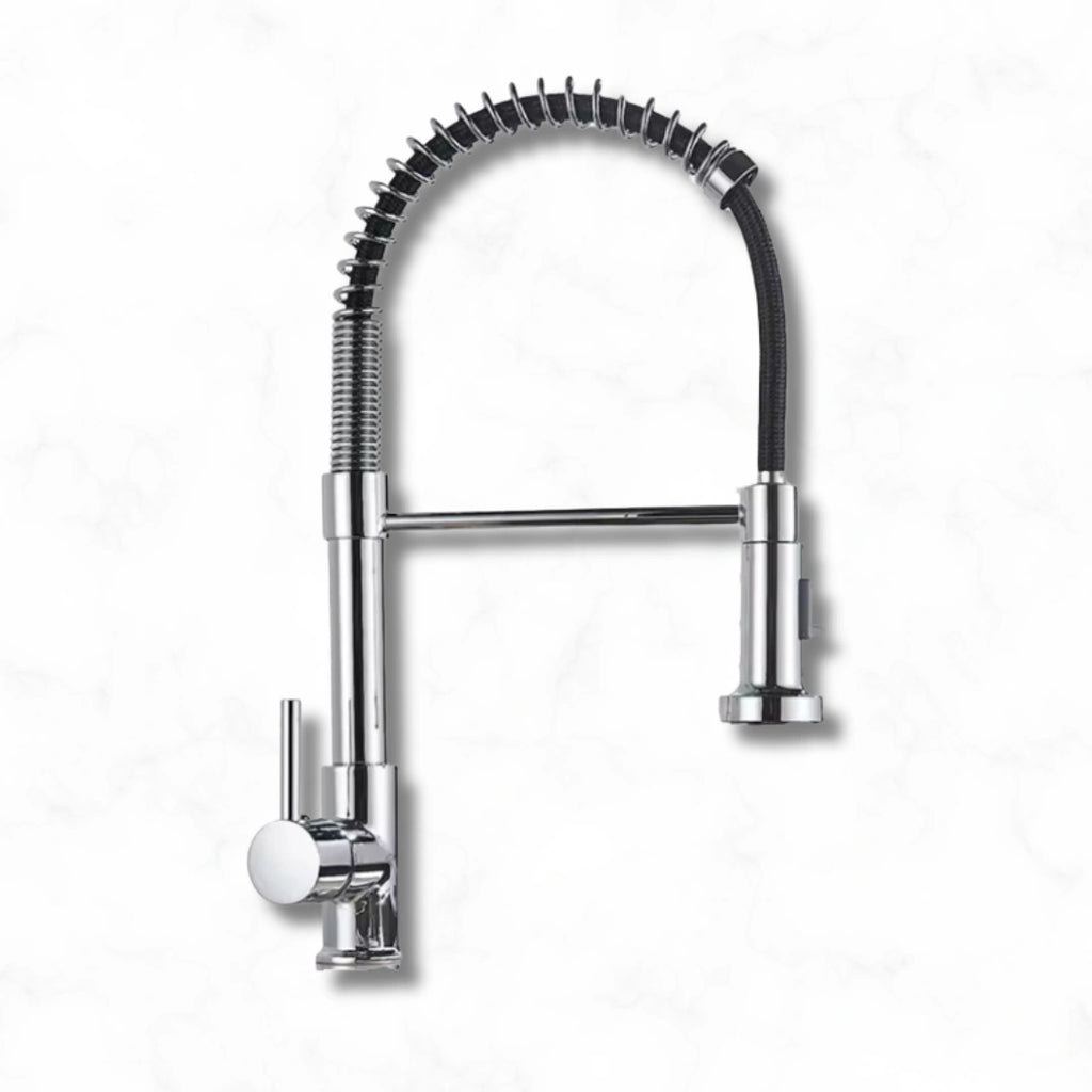 Flint - Pull Out Kitchen Tap - Spring Neck - Dual Spray