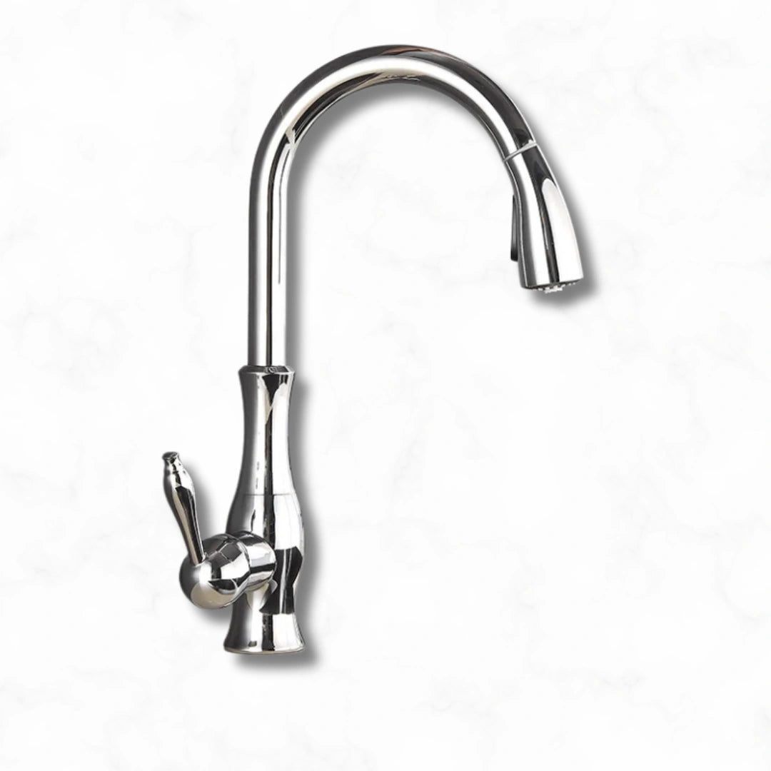 Gate - Pull Out Kitchen Tap - Goose Neck - Spray Modes