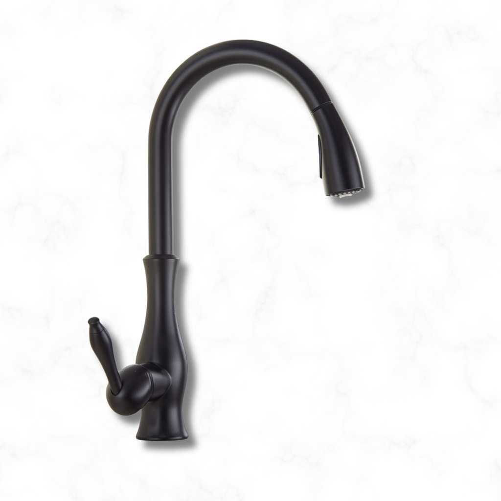 Gate - Pull Out Kitchen Tap - Goose Neck - Spray Modes