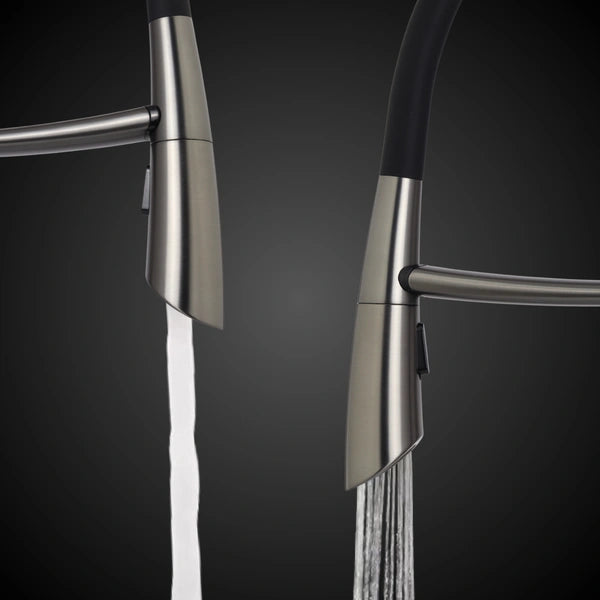 Orbit - Pull Out Kitchen Tap - Gun Metal - Smart Touch Control - Spray Modes