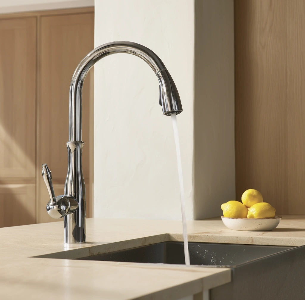 Gate - Pull Out Kitchen Tap - Goose Neck - Spray Modes