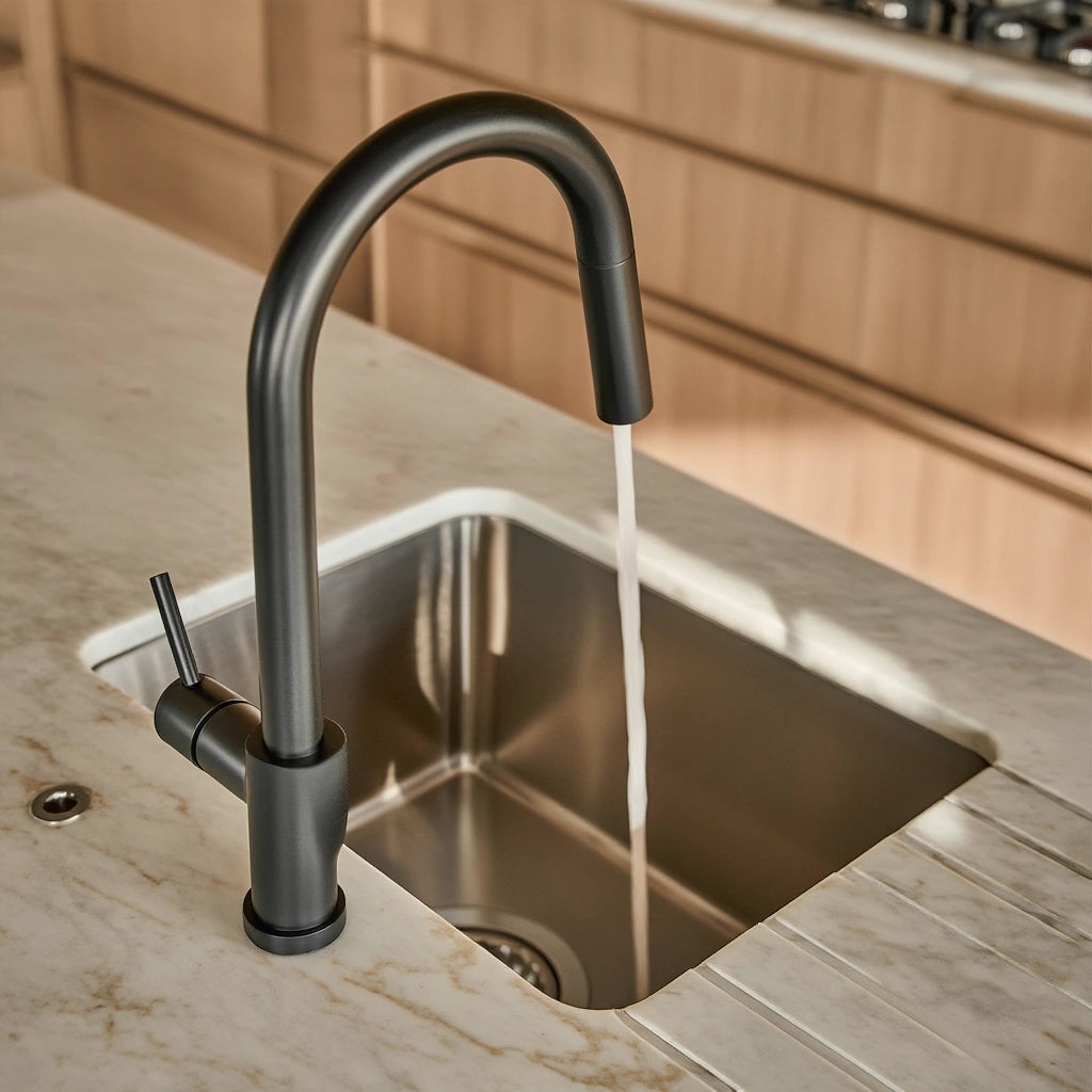 Apex - Pull Out Kitchen Tap - Smart Touch Control - Goose Neck - Spray Modes