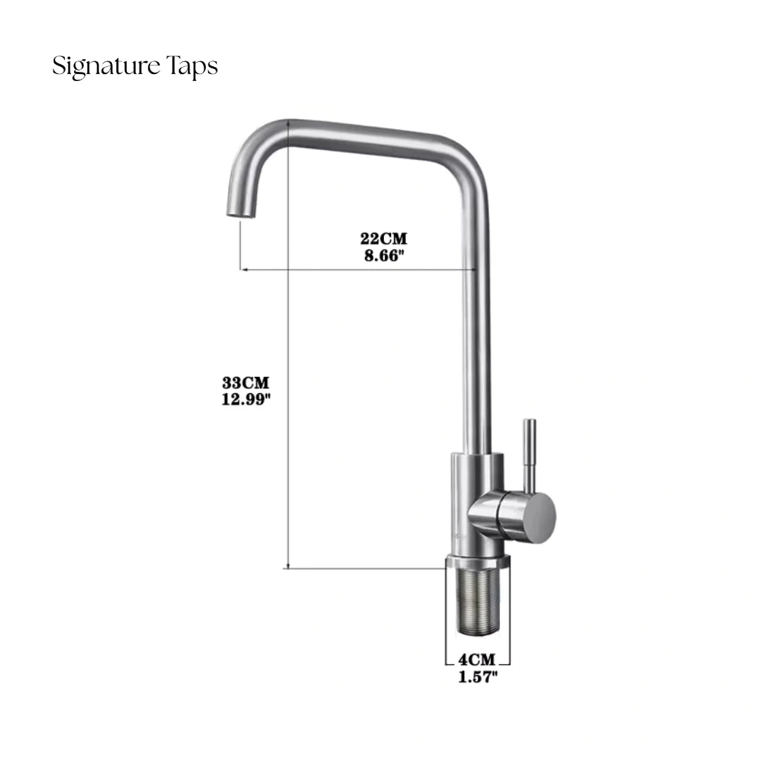 Arc - Kitchen Mixer Tap - Straight Neck