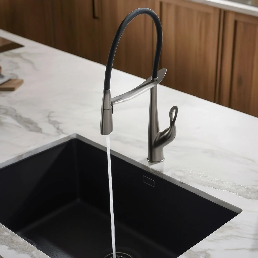 Orbit - Pull Out Kitchen Tap - Gun Metal - Smart Touch Control - Spray Modes